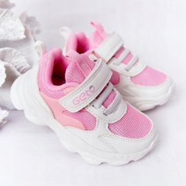 Barnsportskor Sneakers Vit och Rosa socker 2