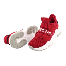 Befado barnskor 516X064 vit röd 5