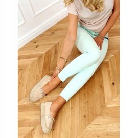 Espadriller med stenar beige 100-131-SC-1 Beige 2