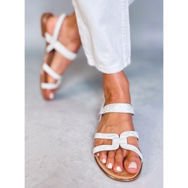 Silver damsandaler H8-176 Silver silver- 1