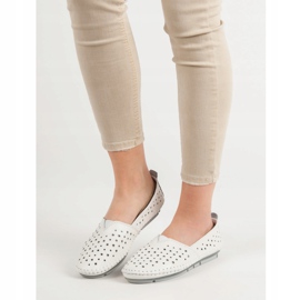 Kylie Läder Damskor vit 1