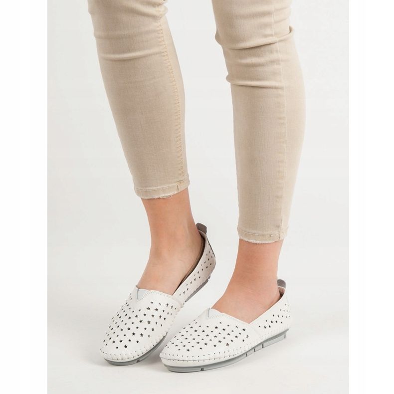 Kylie Läder Damskor vit 1