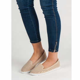 SHELOVET Openwork Lords beige 1