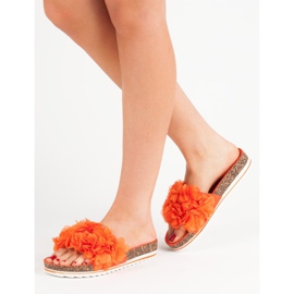 Seastar Trendiga orange tofflor 2