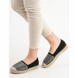 Espadriller med Cubic Zirconia Vices svart 2