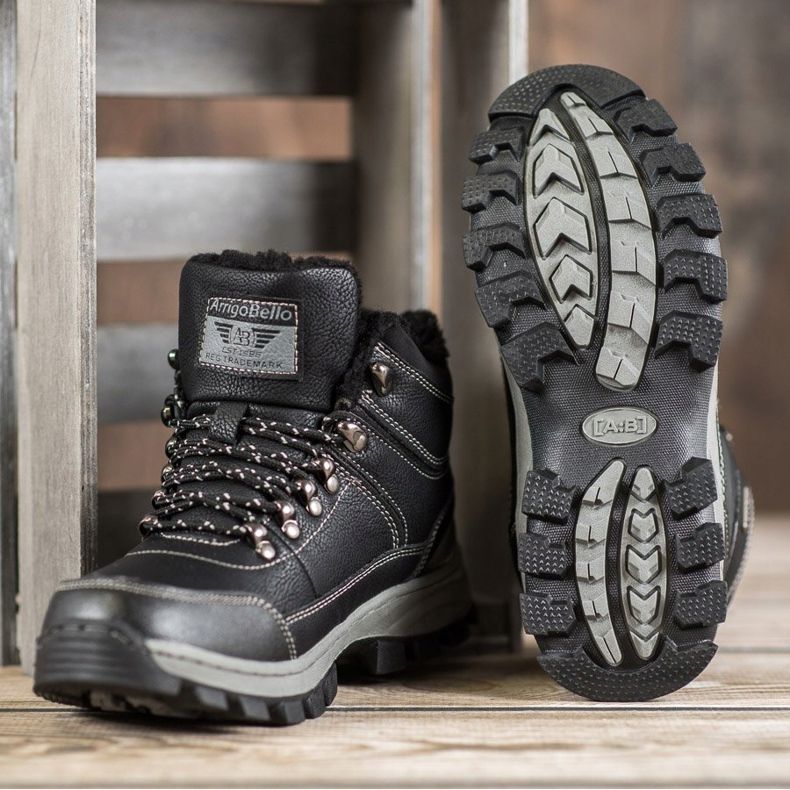Arrigo Bello Snöriga vinterstövlar svart 2