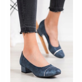 Goodin Genombrutna pumpar på en pelare blå 2