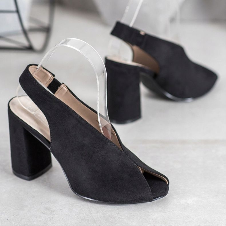 Filippo Slip-on sandaler på en bar svart 1