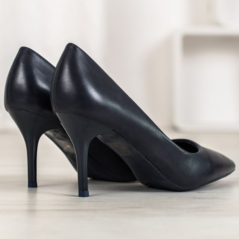 Small Swan Snygga marinblå höga klackar 1