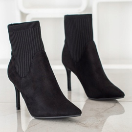 VINCEZA slip-on stövlar svart 1