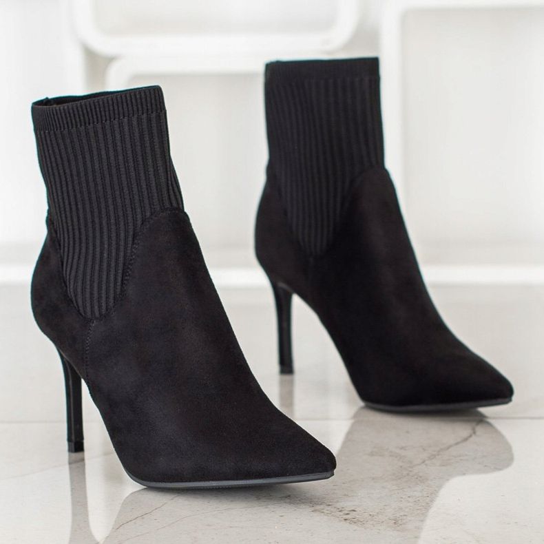 VINCEZA slip-on stövlar svart 1