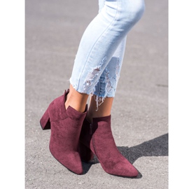 VINCEZA höga stövlar röd 1