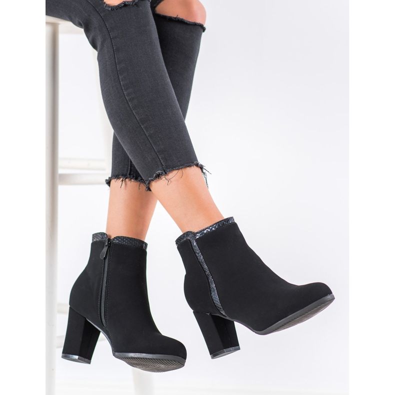 Weide Snygga stövlar svart 1