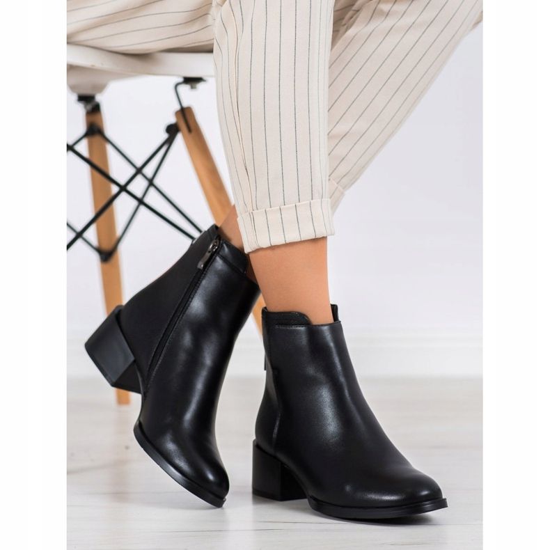 Filippo Bekväma svarta stövlar 2