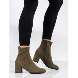 Evento Högklackade stövlar grön 1