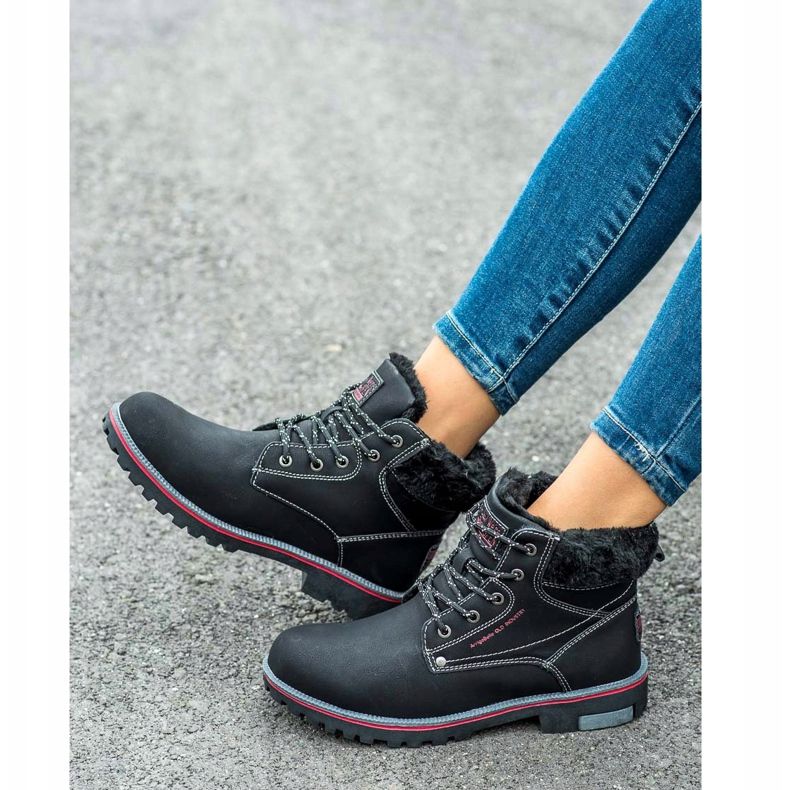 Arrigo Bello Varma vandringsskor svart 2