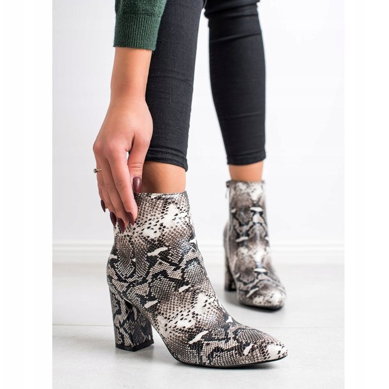 Goodin Stövlar i Spitz Snake Print mångfärgad 1