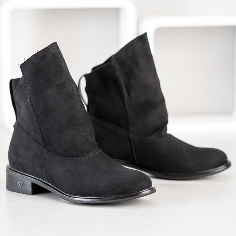 Gogo Stövlar med en bred övre svart 2