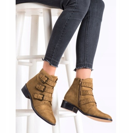 Corina Bruna stövlar med spännen 2