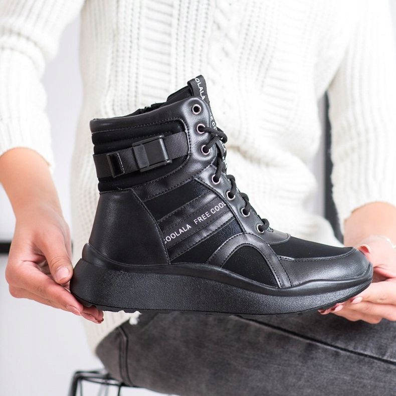 SHELOVET Isolerade sportskor svart 2