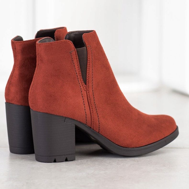 M.Daszyński Fritidsskor på en stolpe brun orange 1