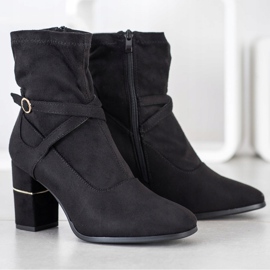 Goodin Stövlar med guldinsats svart 1