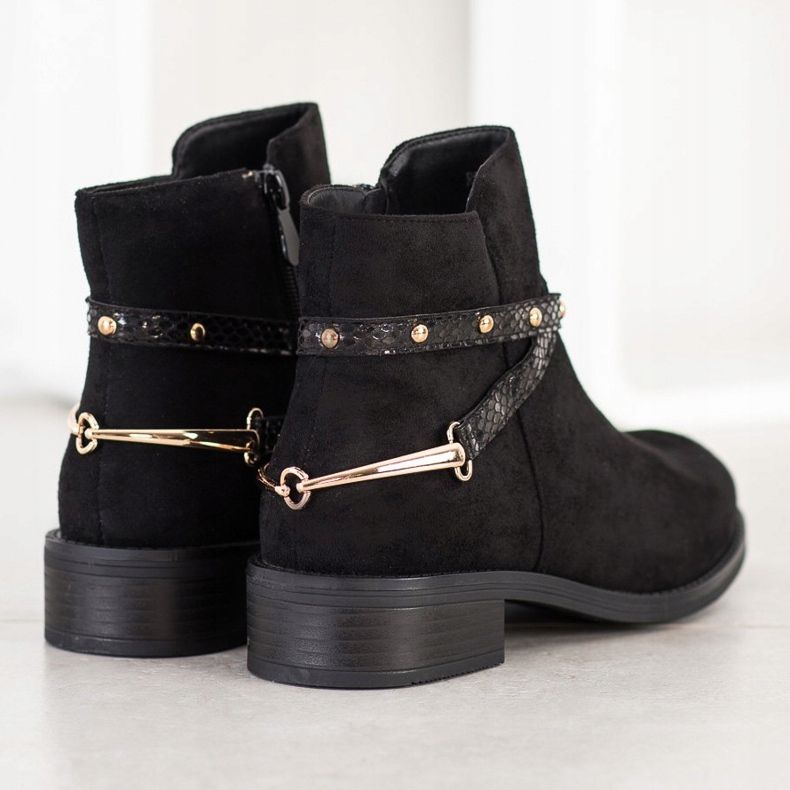 Bestelle Trendiga svarta stövlar 1