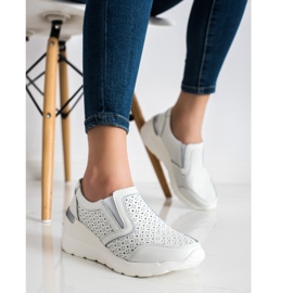 Goodin Sneakers i vit läder 2