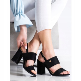 Goodin Sandaler på en bred bar svart 2