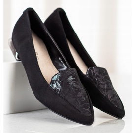 Goodin Trendiga pumpar i Spitz svart 2