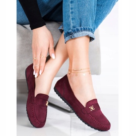 Fama Mocka Espadrilles Med Prydnad röd 2