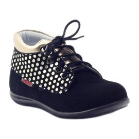 Flickstövlar Zarro 82/4 svart guld gyllene 1