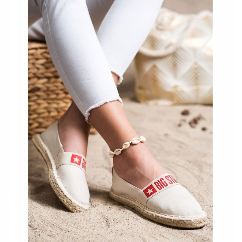 Kvinnors Espadrilles Big Star HH274474 beige 1