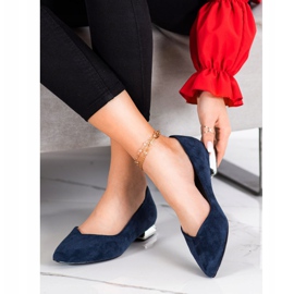 Goodin Flat Heel Pumps marinblå blå 1