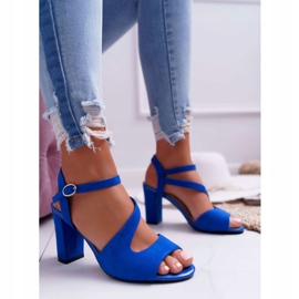 Sandaler på en bar Sergio Leone SK868 blå 1