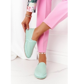 Grön Espadrilles på den flätade sulan Big Star DD274A141 2