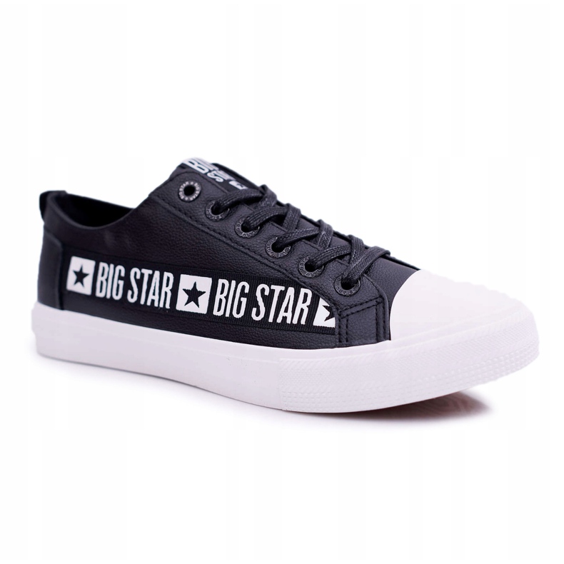 Herrskor Big Star Black EE174069 vit svart 3