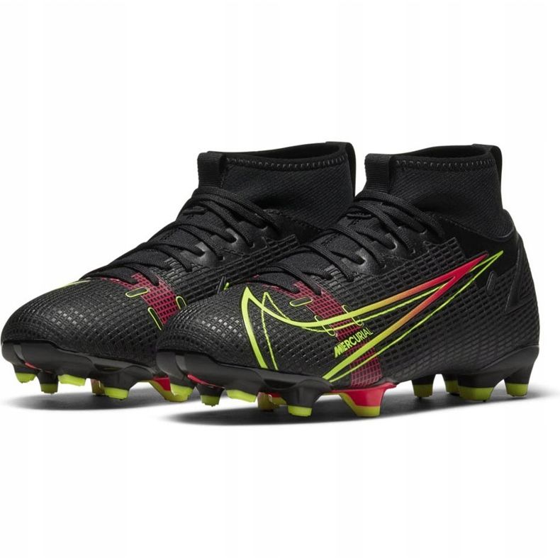 Nike Mercurial Superfly 8 Academy Mg Jr CV1127 090 fotbollsskor svart 2