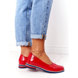 Lackerade läderskor Maciejka 05035-08 Röd 2