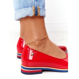 Lackerade läderskor Maciejka 05035-08 Röd 1