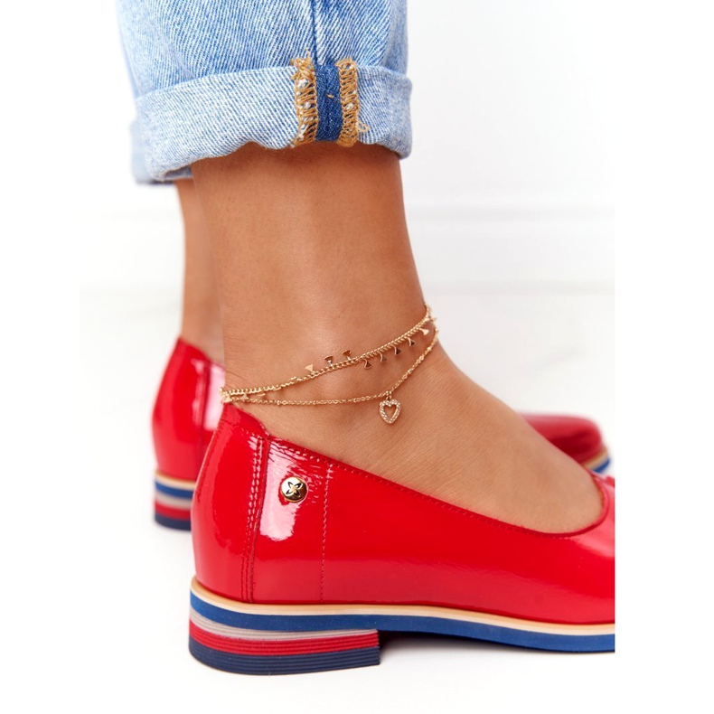 Lackerade läderskor Maciejka 05035-08 Röd 1