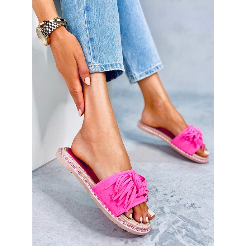 Fuchsia tofflor dam CK159 Fushia rosa 2