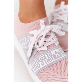 Kvinnors sportskor Memory Foam Big Star HH274353 Rosa 1