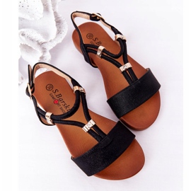 S.Barski Barnsandaler S. Bararski Comfort Svart 2