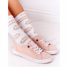 Damskor Big Star HH274060 Rosa vit 1