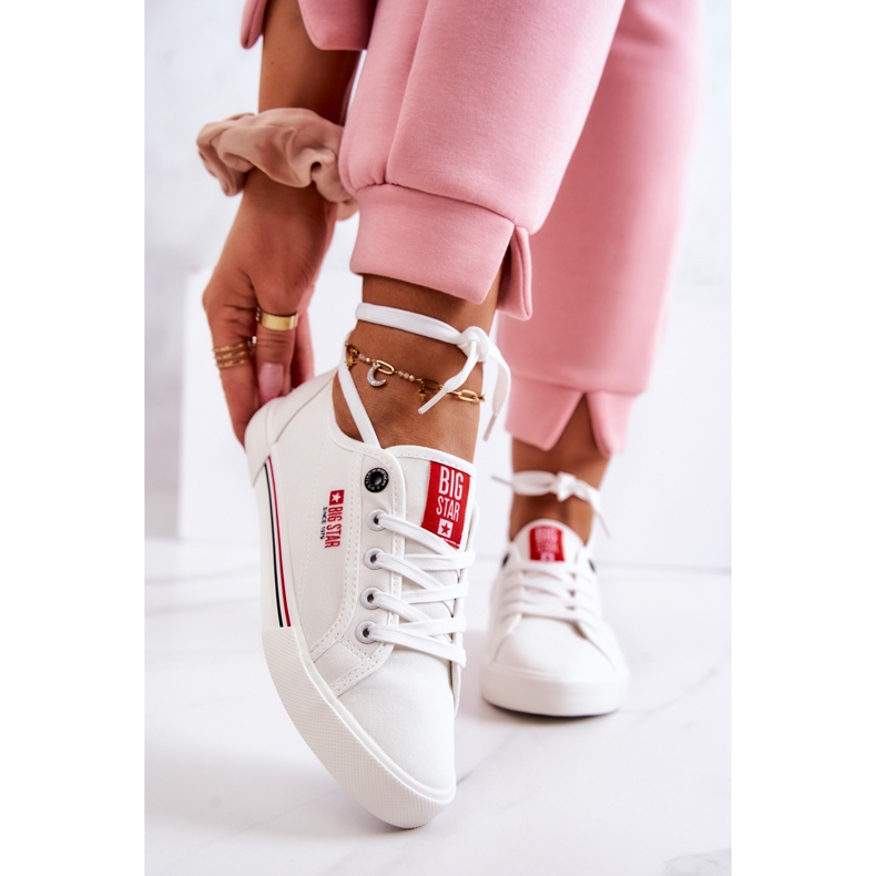 Dam Sneakers Big Star HH274059 Vit 2