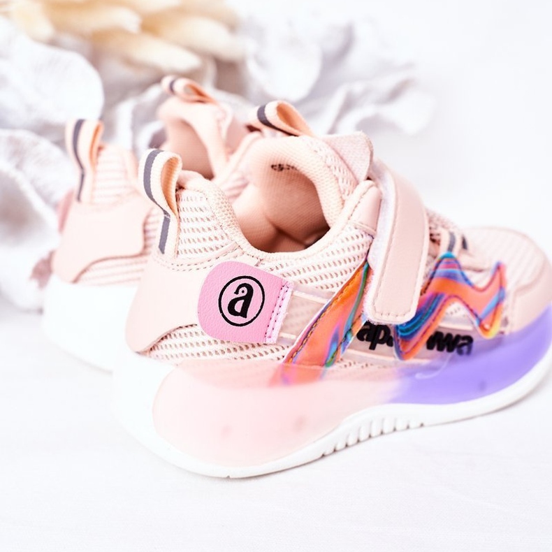 Apawwa Barnsportskor Sneakers Pink Jump Jump rosa 1