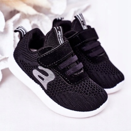 Apawwa Barnens svarta sportskor Little Sportsman 2