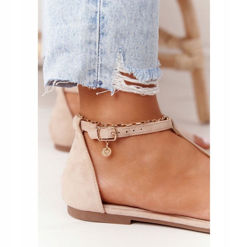 S.Barski Eleganta mockasandaler S. Bararski 541-7 Beige 1