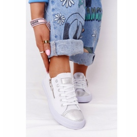 Women's Sneakers White-Silver Festival vit silver- 2